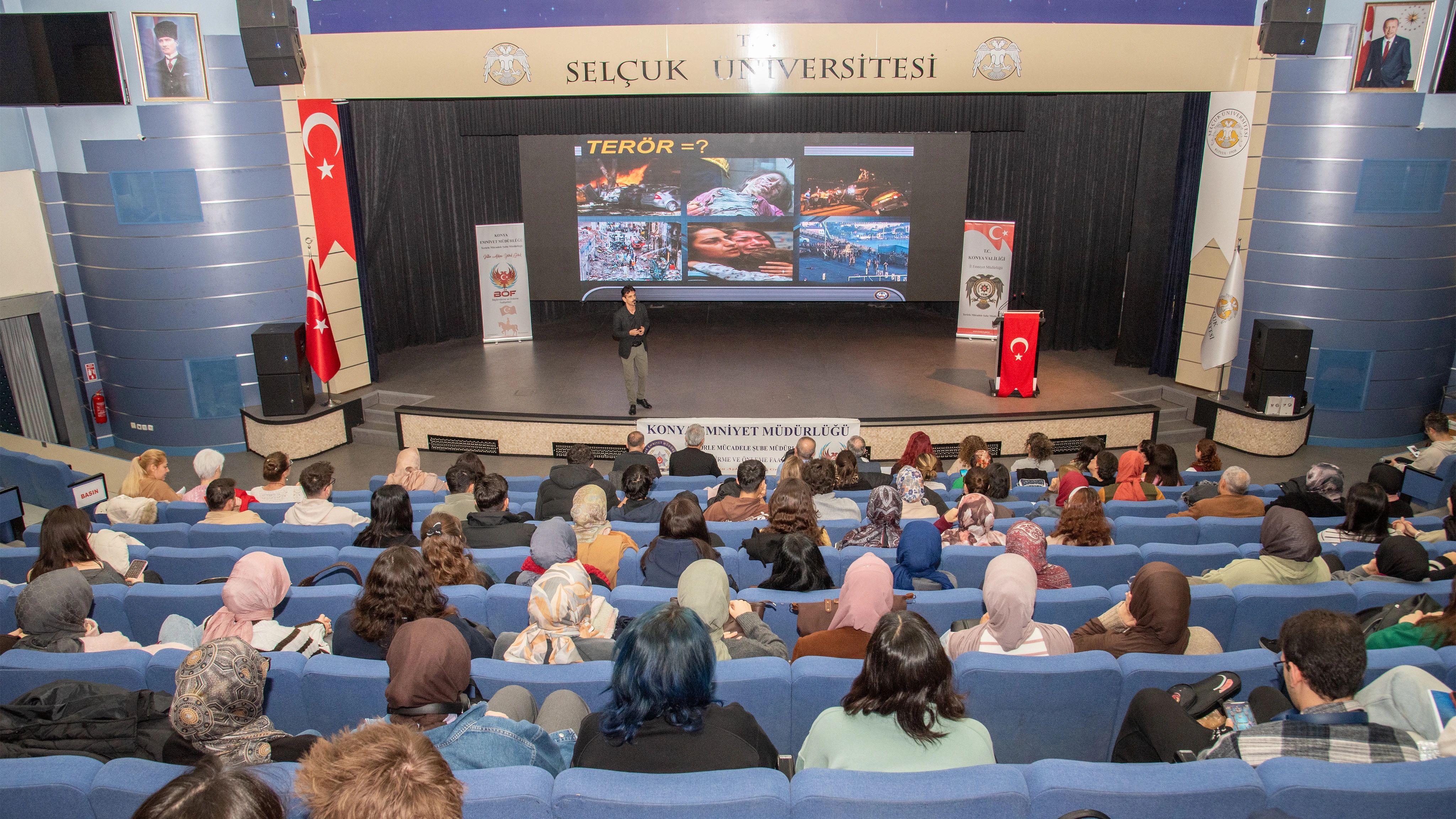 Selçuk Üniversitesinde ‘Terör ve Terör Örgütleri’ konulu farkındalık konferansı